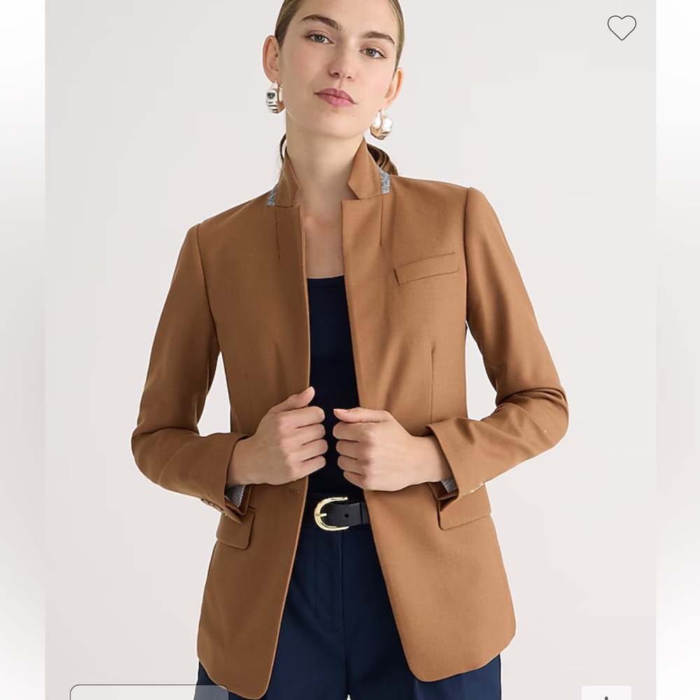 J. Crew Regent Blazer in Wool Flannel